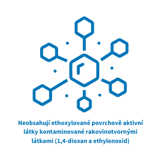Neobsahují ethoxylované povrchově aktivní látky